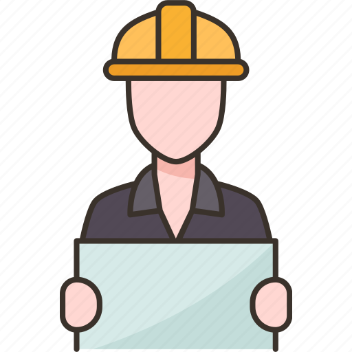 Engineer, manager, supervisor, construction, industry icon - Download on Iconfinder