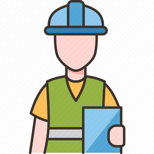 Inspector, manager, engineer, safety, factory icon - Download on Iconfinder