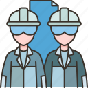 workers, factory, papermill, industry, manufacturing