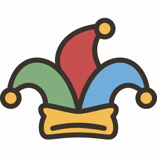 Jester, hat, joker, costume, circus icon - Download on Iconfinder