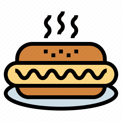 Dog, fast, food, hot, mustard, sausage icon - Download on Iconfinder