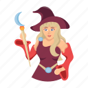 fantasy witch, witch, fantasy character, witch wand, fantasy woman