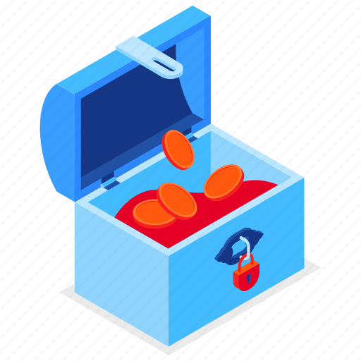 Treasure, chest, gold, fairy tale icon - Download on Iconfinder
