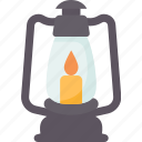 lamp, oil, lantern, light, dark