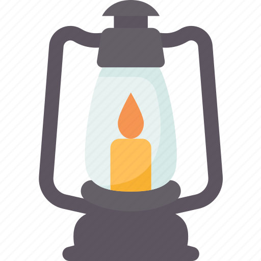 Lamp, oil, lantern, light, dark icon - Download on Iconfinder