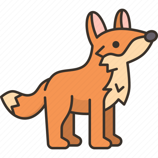 Fox, predator, mammal, wild, nature icon - Download on Iconfinder