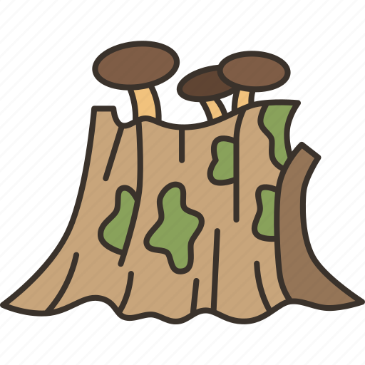 Stump, tree, logging, forest, wood icon - Download on Iconfinder
