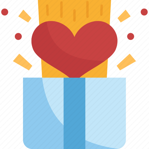 Surprise, box, gift, happy, confetti icon - Download on Iconfinder