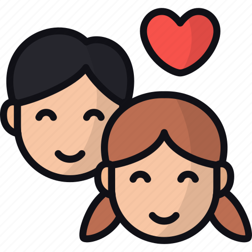 Couple, love, relationship, boy, girl, romance, lover icon - Download on Iconfinder