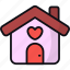 house, building, love, heart, real estate, romance, home 