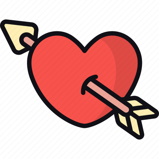 Love, arrow, romantic, cupid, heart, romance icon - Download on Iconfinder