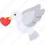 dove, wedding, love, animal, bird, romance, heart 