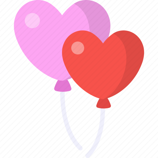 Balloons, love, romance, decoration, heart, ornament icon - Download on Iconfinder