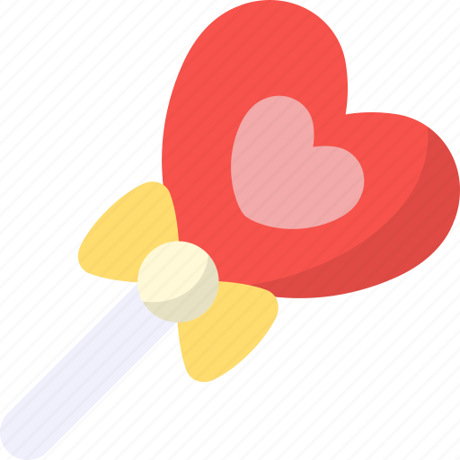 Lollipop, snack, heart, sweet food, candy, love, confection icon - Download on Iconfinder