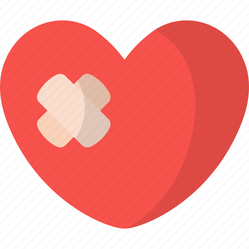 Heartache, love, heartbreak, pain, broken heart, wounded, hurt icon - Download on Iconfinder