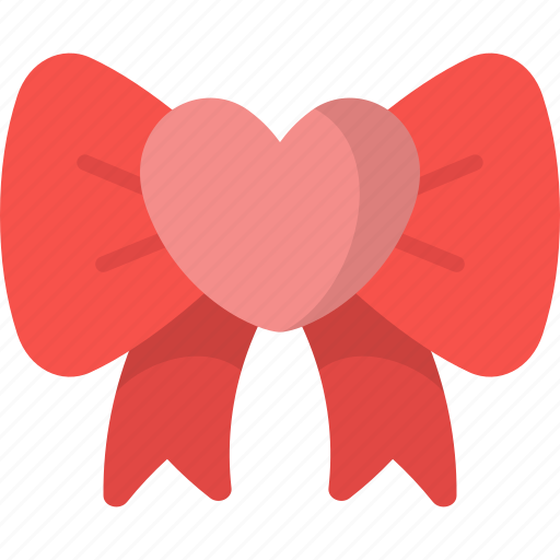 Ribbon, feminine, love, accessory, woman, heart icon - Download on Iconfinder
