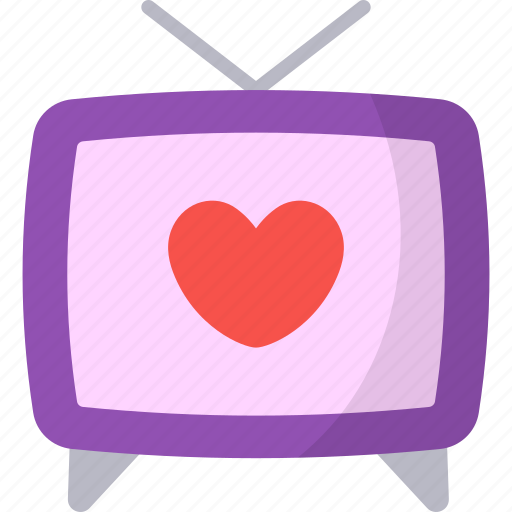 Tv, entertainment, cinema, television, romance, love, channel icon - Download on Iconfinder
