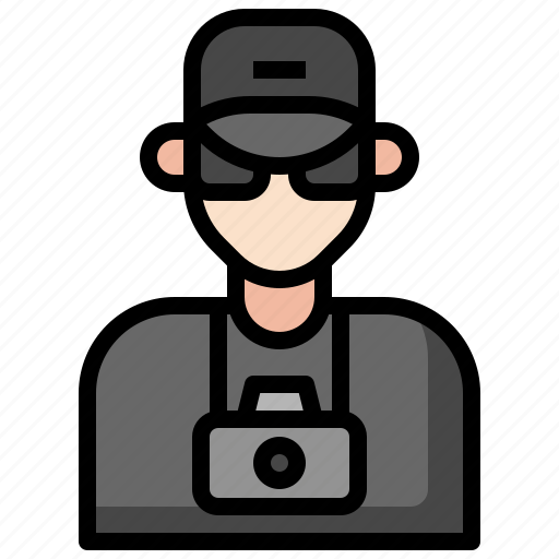 Paparazzi, professions, jobs, miscellaneous, photographer icon - Download on Iconfinder