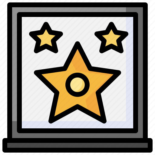 Walk, of, fame, miscellaneous, recognition, entertainment, award icon - Download on Iconfinder