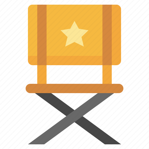 Directors, chair, actor, actress, miscellaneous, entertainment icon - Download on Iconfinder