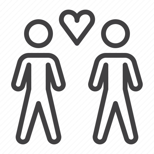 Loving, gay, couple, friends icon - Download on Iconfinder