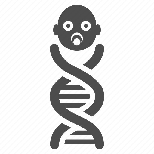 Baby genes, child, dna molecule, genetic engineering, genetics, kid, spiral icon - Download on Iconfinder