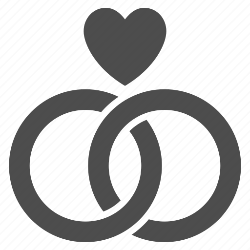 Heart, love, ring, romance, romantic, valentine, wedding rings icon - Download on Iconfinder