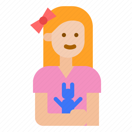 Avatar, daugther, girl, young icon - Download on Iconfinder