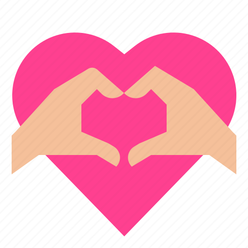 Hand, heart, love icon - Download on Iconfinder