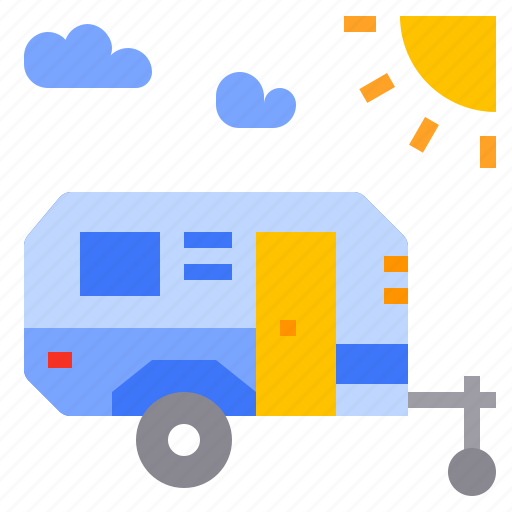 Camping, trailer, transport icon - Download on Iconfinder
