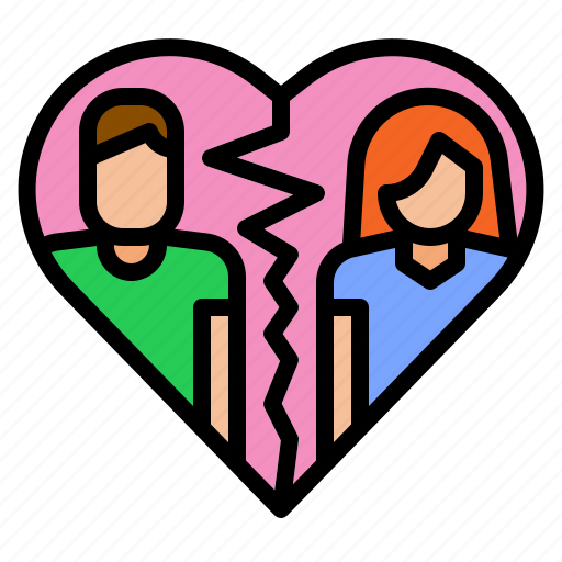Divorce, love icon - Download on Iconfinder on Iconfinder