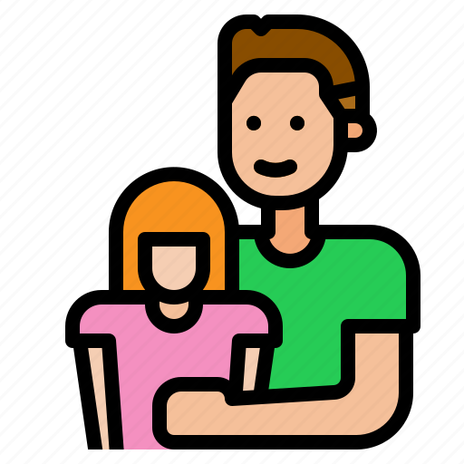 Daughter, family, father icon - Download on Iconfinder