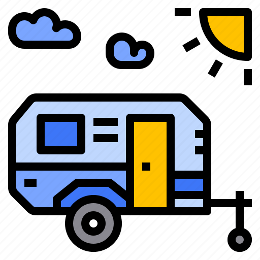 Camping, trailer, transport icon - Download on Iconfinder