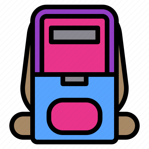 Bag, cheerful, kid, lifestyle, love, school, together icon - Download on Iconfinder