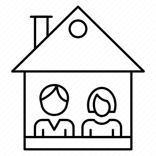 Building, couple, family, home, house icon - Download on Iconfinder