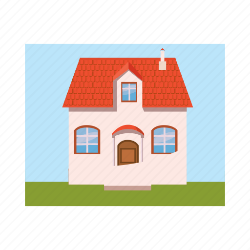Architecture, cartoon, estate, family, home, house, residential icon - Download on Iconfinder