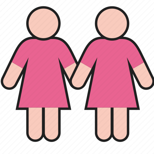 Couple, female, gay, gender, lesbian, same, woman icon - Download on Iconfinder