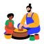 pottery, making, family, activity, fun, enjoying 