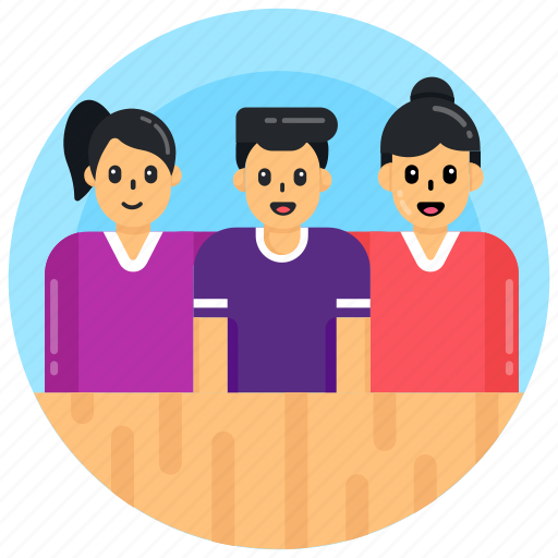 Siblings, brother and sisters, buddies, friends, family members icon - Download on Iconfinder
