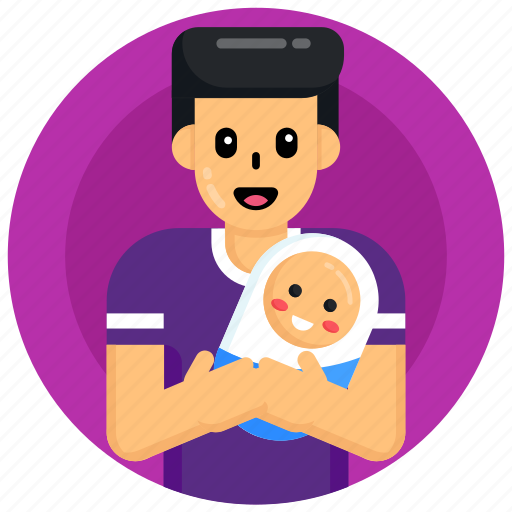 Neonate, newborn baby, fatherhood, baby, neonatal icon - Download on Iconfinder