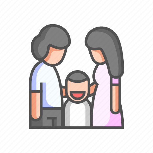 Embracing, family, family hug, happiness, hug, love, parent icon - Download on Iconfinder