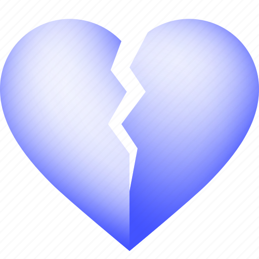 Breakup, heart, broken, couple, divorce, heartbreak, pain icon - Download on Iconfinder