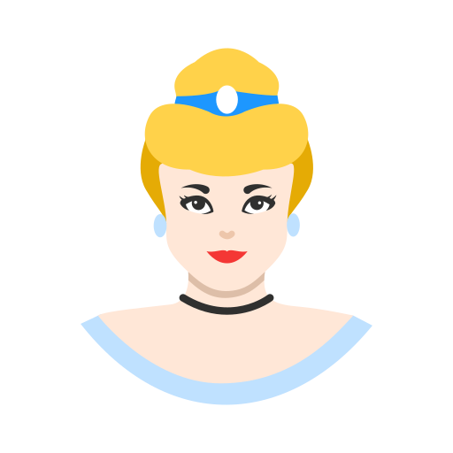 Cinderella Disney Princess Lady Princess Icon Free Download