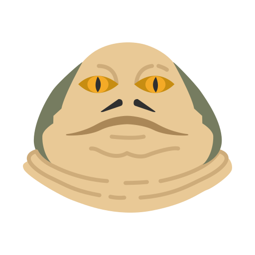 Frog, jabba the hutt, toad, star wars icon - Free download