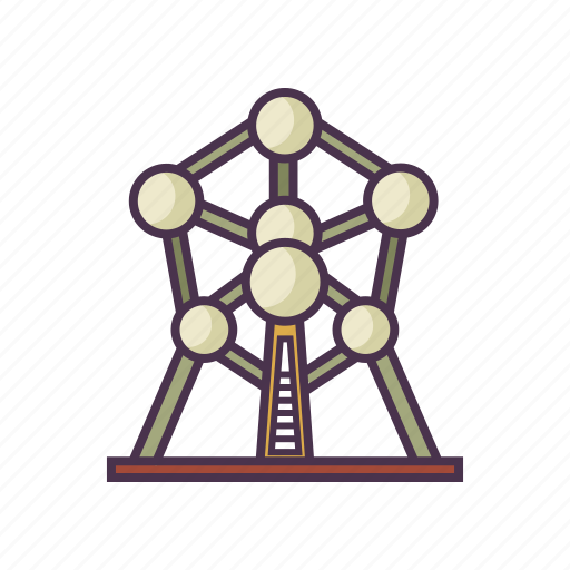 Architecture, atomium, brussels, tourism, travel icon - Download on Iconfinder