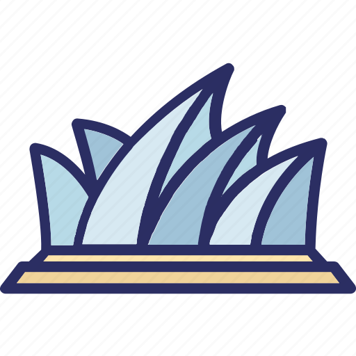 Australia, landmark, sydney opera, sydney opera house icon - Download on Iconfinder