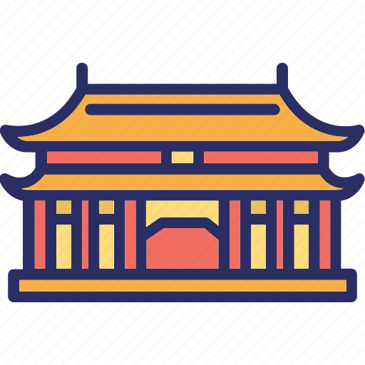 Beijing, china, forbidden city, landmark icon - Download on Iconfinder