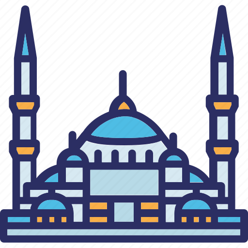 Blue mosque, istanbul, mosque, turkey icon - Download on Iconfinder