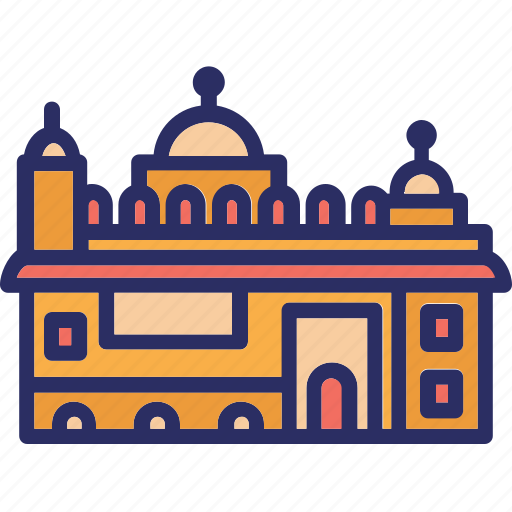 Amritsar, golden temple, harmandir sahib, india icon - Download on Iconfinder