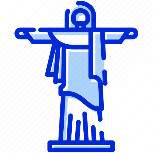 Brazil, christ the redeemer, janeiro, rio icon - Download on Iconfinder